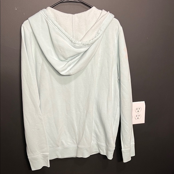 Under Armour Women's Light Blue V-Neck Hoodie - Picture 5 of 5